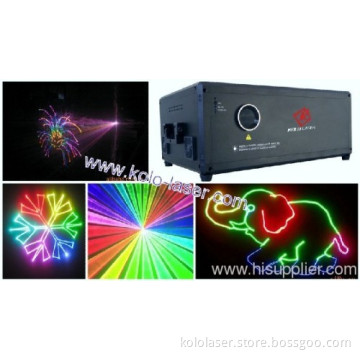 5w Rgb High Power Laser System Stage Lighting 